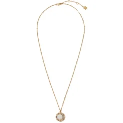 Celestial Symbols Carved Mother-of-Pearl Pendant Necklace*The Met Store Online