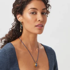 Egyptian Heart Scarab Chandelier Earrings*The Met Store Store