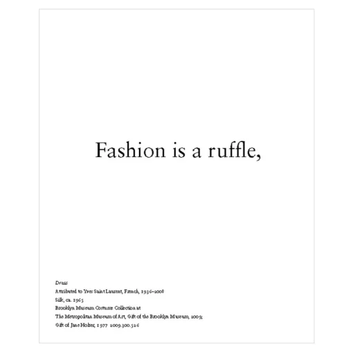 FASHION IS...*The Met Store Hot