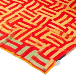 Gee's Bend Kennedy Basket-Weave Oversize Square Scarf*The Met Store Shop