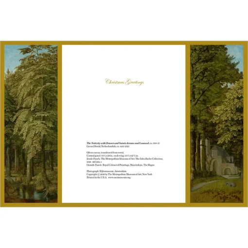 Gerard David: The Nativity Triptych Holiday Cards*The Met Store Shop