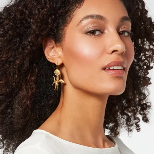 Greek Eros Drop Earrings*The Met Store Clearance