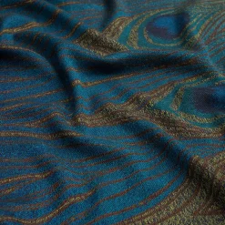 Louis C. Tiffany Peacock Feather Wool-Blend Shawl*The Met Store Cheap