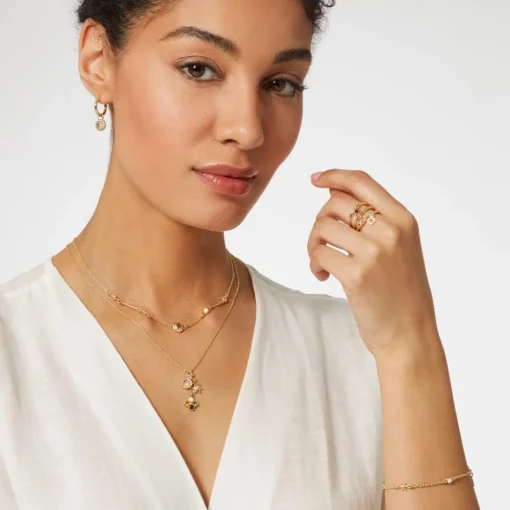 Moon and Star Hoop Earrings*The Met Store Cheap