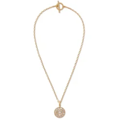 Mother-of-Pearl Mosaic T-Bar Pendant Necklace*The Met Store Best