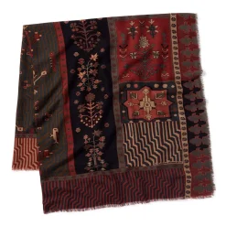 Persian Garden Oversize Square Wool Scarf*The Met Store Cheap