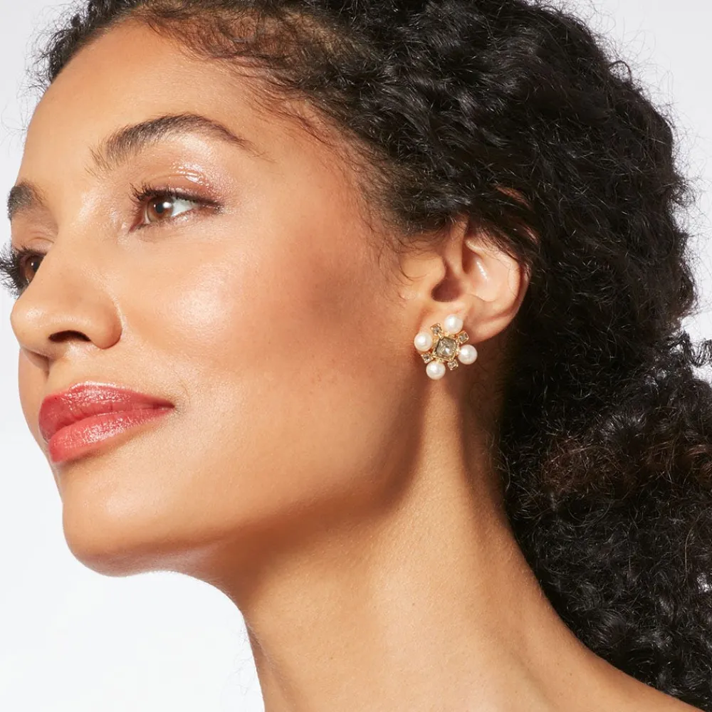 Royal Tudor Statement Stud Earrings*The Met Store New