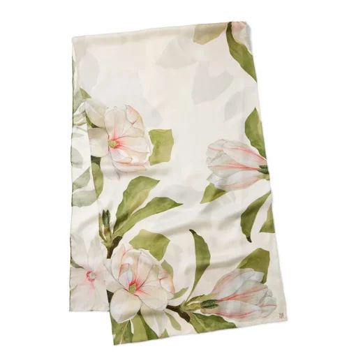 Studies of Magnolias Oblong Silk Scarf*The Met Store Shop