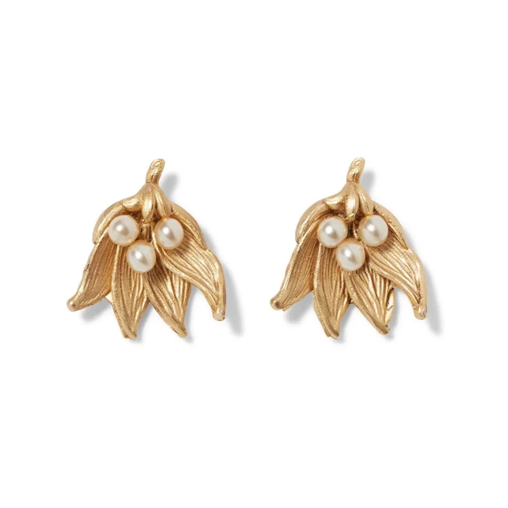 The Met Cloisters Garden Fava Bean Stud Earrings*The Met Store Online