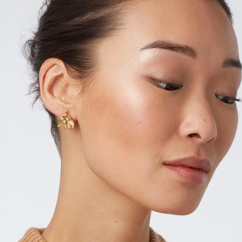 The Met Cloisters Garden Fava Bean Stud Earrings*The Met Store Online