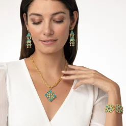 Tibetan Mandala Fringe Drop Earrings*The Met Store Best