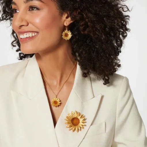 Van Gogh Sunflower Drop Earrings*The Met Store New