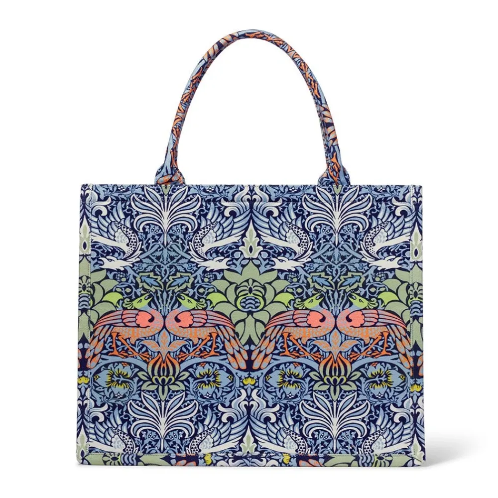 William Morris Peacock and Dragon Oversize Structured Tote*The Met Store Online